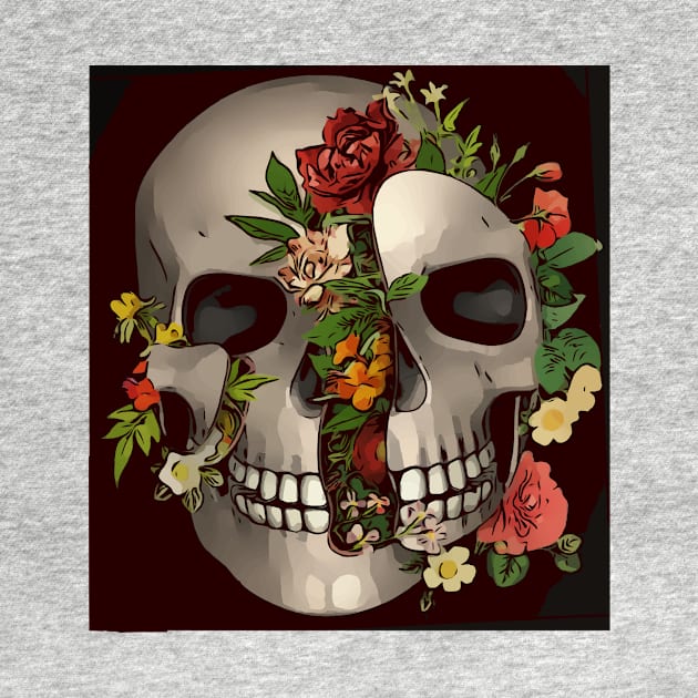 skull and roses by MarkoShirt